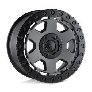 Mandrus – FORSCHER – Gunmetal – 16″x8″ 45mm – All weather Wheels – 1680FSR386130G84